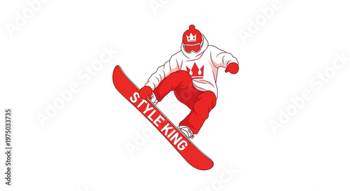 King Of Snowboarding Style Action Shot