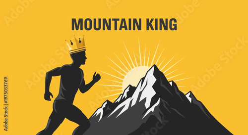King Of The Mountains Marathon Runner Ascends Summit