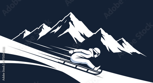 Majestic Mountain Sledding Adventure Dynamic Descent