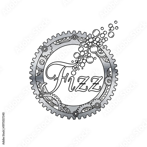 Illustration of fizzy drink concept.