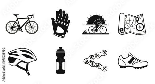 Cycling accessories and bicycle parts.
