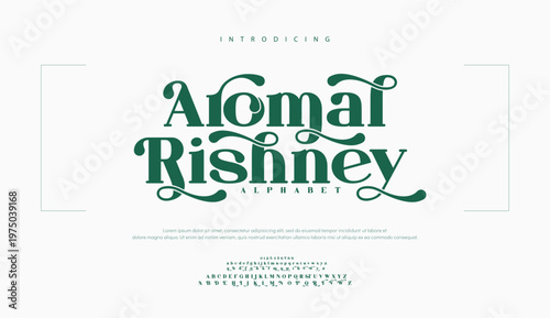 Minimal modern alphabet fonts and numbers. Abstract urban thin line font typography typeface uppercase lowercase. vector illustration