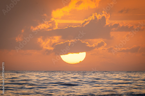 Sunrise over the ocean in Florida