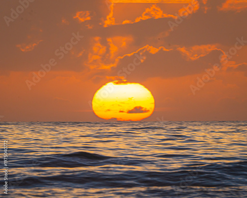 Sunrise over the ocean in Florida