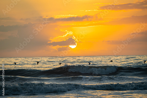 Sunrise over the ocean in Florida