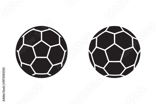 Football icon for soccer sports game