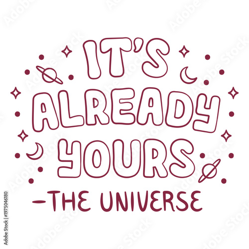 Valokuva It's already yours the universe