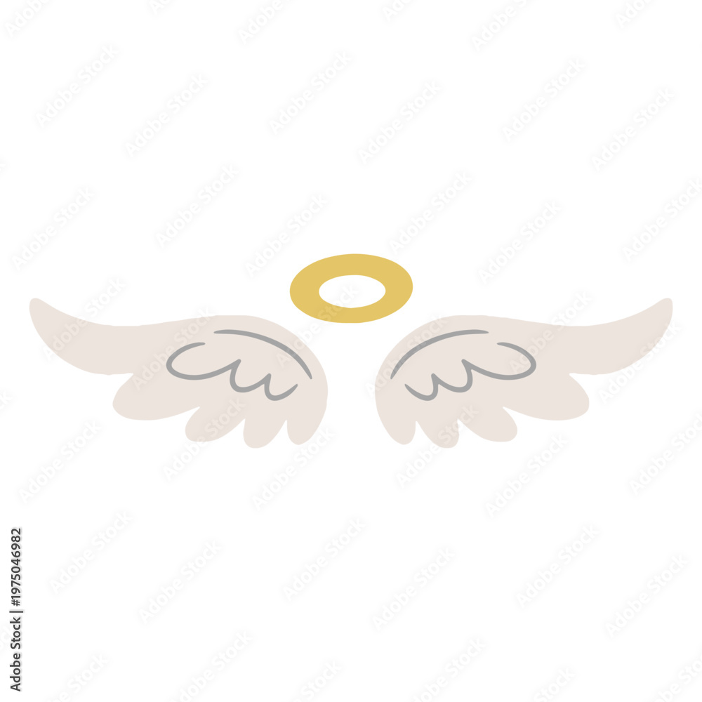 Fototapeta premium Angel with wings