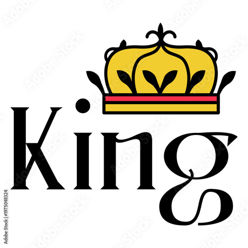 Yellow and red crown