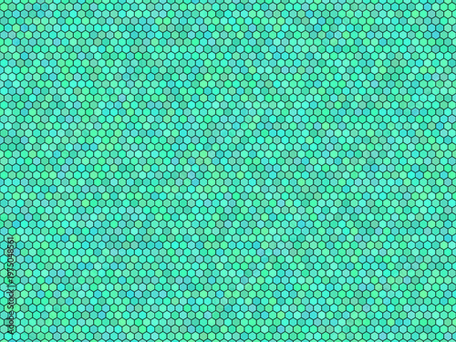 Modern Hexagonal Gradient Pattern Tech Design Wallpaper