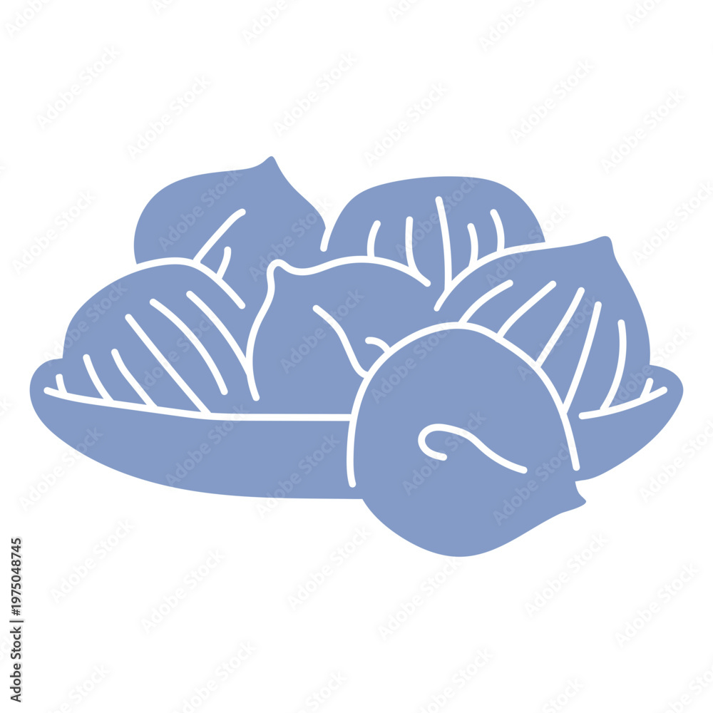Fototapeta premium Delicate dumpling illustration