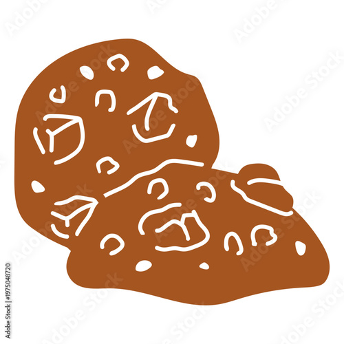 Playful cookie design with quirky details