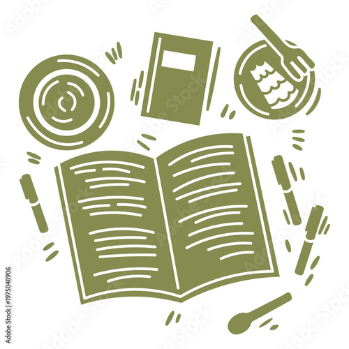 Book and tableware design