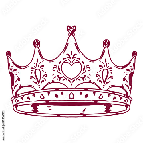 Romantic crown design