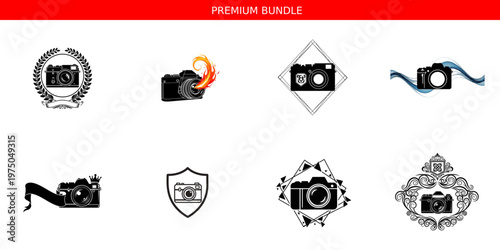 Premium bundle offer photography security and creative design assets collection