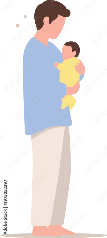 Fototapeta premium Parent_taking_baby_202603302118.eps