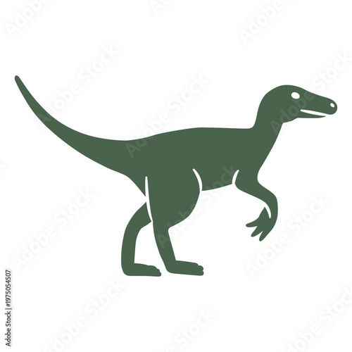 Green velociraptor design