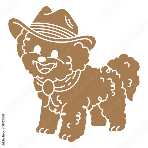 Adorable poodle design