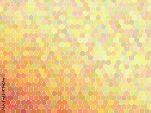 Modern Hexagonal Gradient Pattern Tech Design Wallpaper