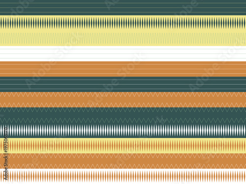 Abstract Tribal Geometric Motif Ethnic Decorative Design