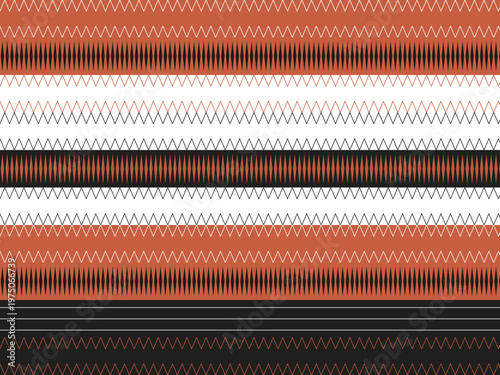 Bold Ethnic Geometric Pattern Tribal Art Background