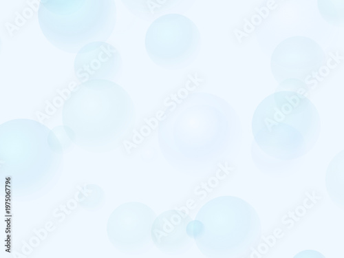 Abstract Soft Bubbles Dreamy Pastel Light Background