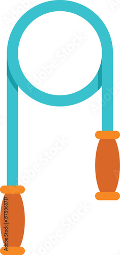 Jump rope tool used for cardio workouts and physical activity