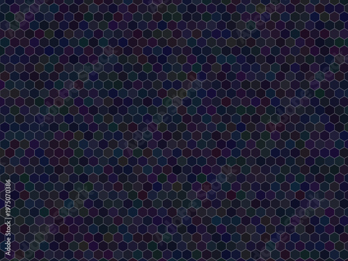 Hexagon Gradient Grid Modern Tech Abstract Background