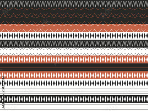 Bold Ethnic Geometric Pattern Tribal Art Background