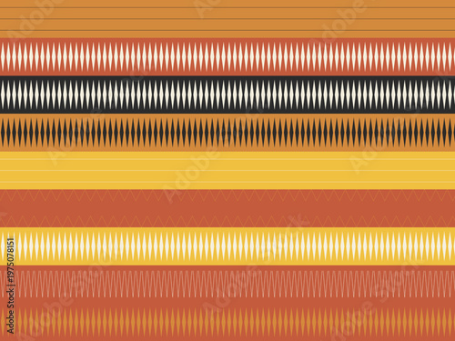 Bold Tribal Geometric Pattern Ethnic Ornament Background