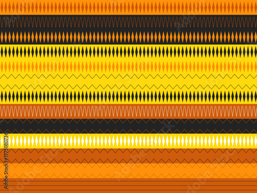 Traditional Tribal Geometric Ornament Ethnic Pattern Design