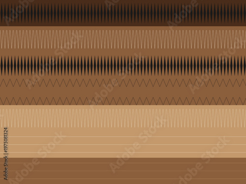 Tribal Geometric Band Pattern Bold Ethnic Textile Background