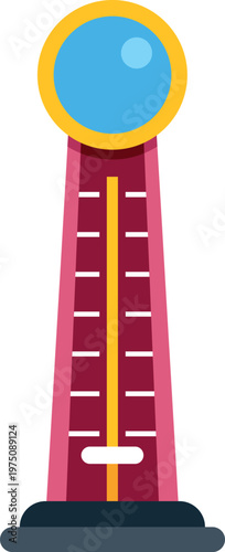 High striker amusement park carnival game strength challenge