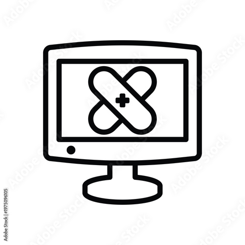 Computer repair icon