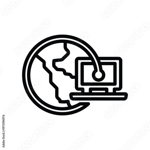 Digital freelance icon