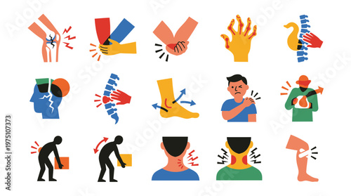 Medical Illustrations for Physiotherapy and Health Care