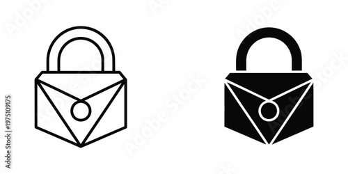 Contrast between open and closed padlock icons depicting security states