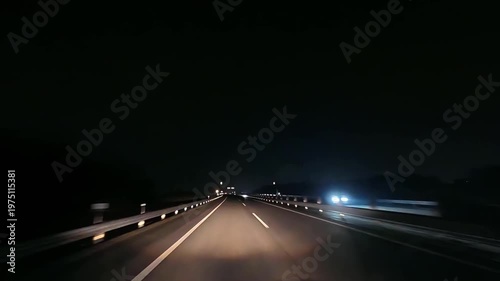 知多横断道路　愛知県　日本　移動映像