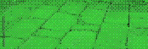 Green bitmap pixel background with gradient pattern and 8bit art. Glitch video game backdrop.