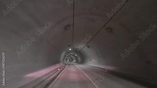 ドライブ映像　トンネル　長野県木曽郡上松町