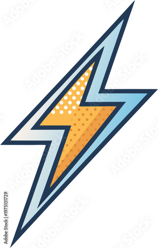 Power-Up Lightning Bolt Icon for Speed and Energy Boost