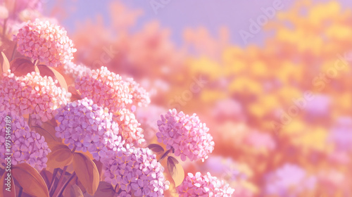 Wallpaper Mural watercolor botanical hydrangea flowers texture template background.Elegant wedding invitation card background . Minimal hand painted Design for wedding or Valentine's Day
 Torontodigital.ca