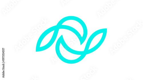 Abstract blue gradient nautical compass line icon vector illustration, minimalist maritime navigation symbol for travel and marine branding, scalable flat design element for ocean logo design.