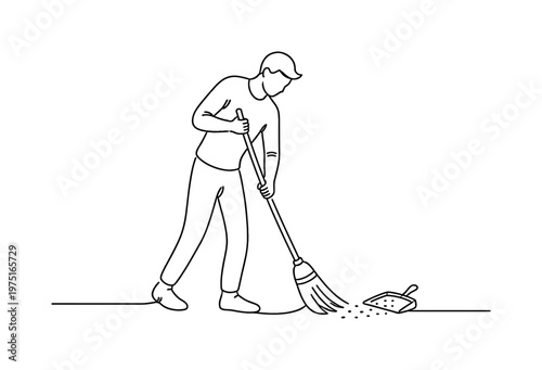 Water pressure tester. Hand-drawn doodle illustration of water pressure tester. In the middle, one slightly