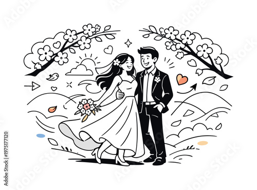 Culinary garnish sprig. Elegant herb sprig resting beside a plated dish edge, refined restaurant mood and