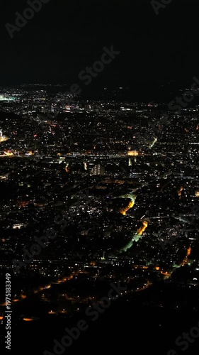 Zurich Switzerland night city skyline lights urban cityscape