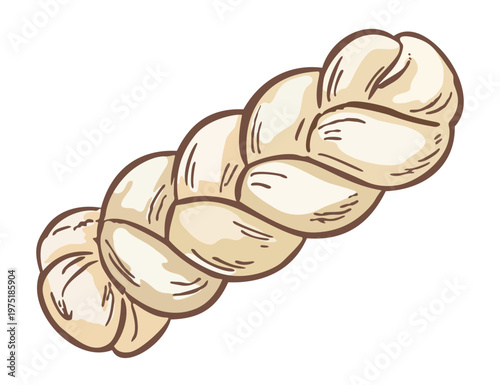 String cheese. Vector isolated illustration