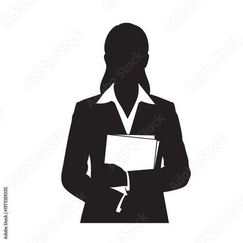 business woman with laptop