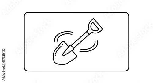 Shovel Icon Animation Element