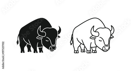 Water Buffalo Breeds Comparison Guide Vector